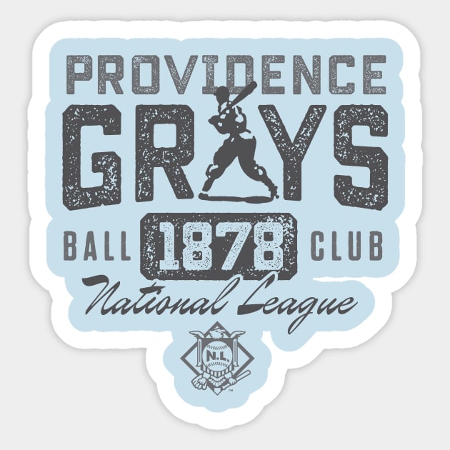 Providence Grays Sticker by MindsparkCreative